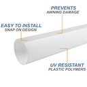 RV Awning Cover Kit White