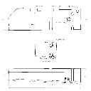 22 GALLON DRIVERS SIDE UNDERCARRIAGE FRESH/GREY WATER TANK FOR 2015-2024 FORD TRANSIT 148" & 148" EXT