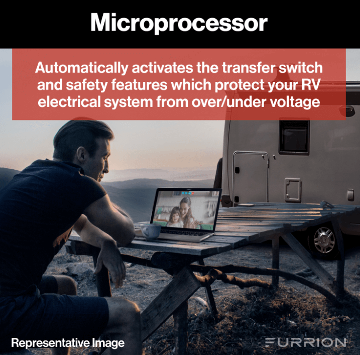 1000W Pure Sine Wave, deck mount Inverter 115VAC