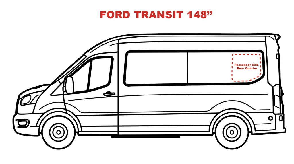 VWD Solid Fixed Glass OE Style Van Window ( DTT18007 )