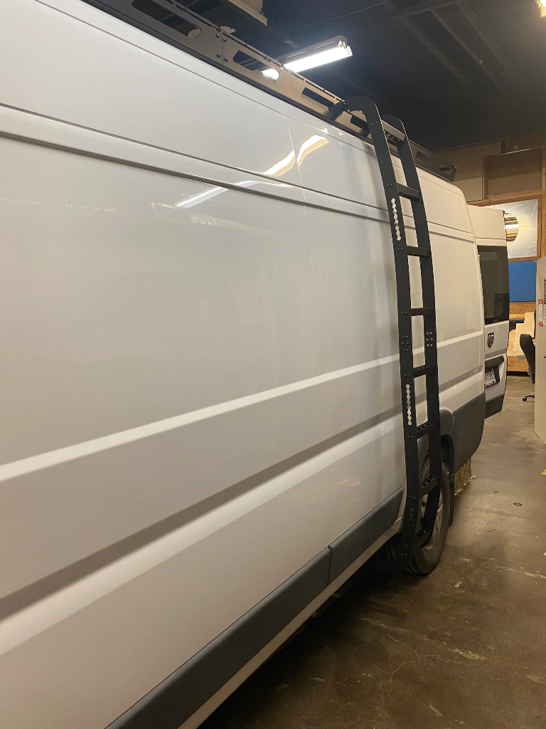 Promaster High-Roof Side Ladder by Curious Campervans