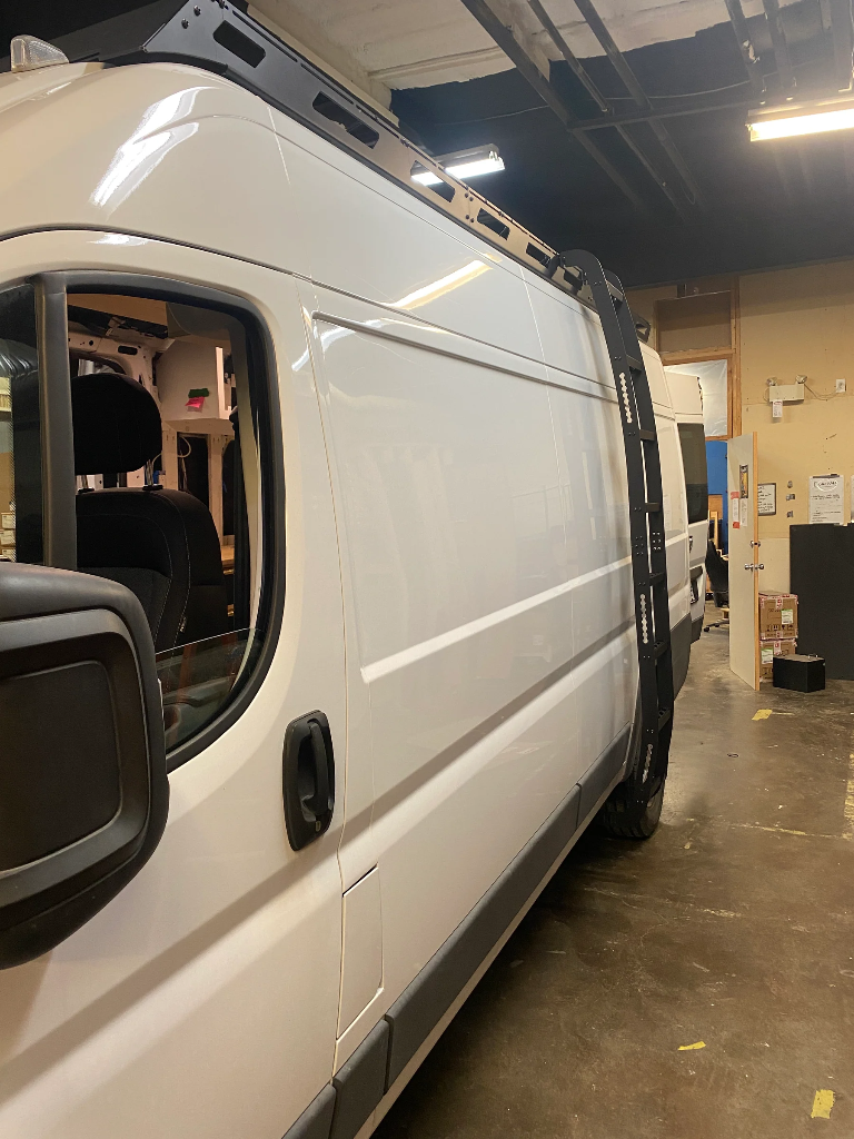 Promaster High-Roof Side Ladder by Curious Campervans