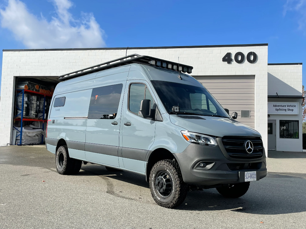 Mercedes Sprinter 170" Roof Rack With Perforated Deck