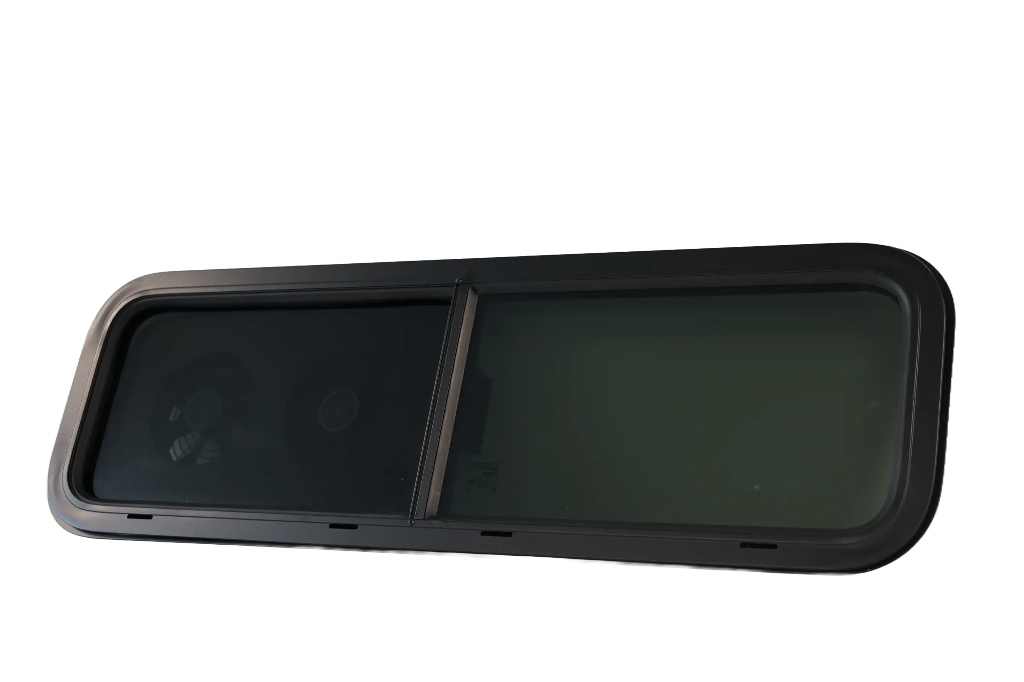 VW1033 Dual-Fan Half Slider Bunk Window