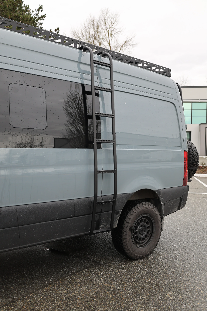 Aluminum Sprinter Side Ladder - High Roof (TECVAN)