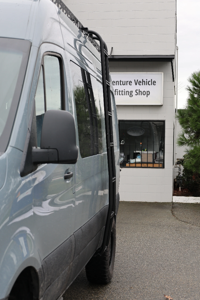 Aluminum Sprinter Side Ladder - High Roof (TECVAN)