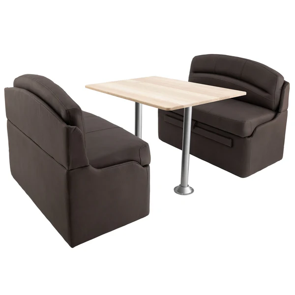 RV 38" Chocolate Dinette Booth with Table