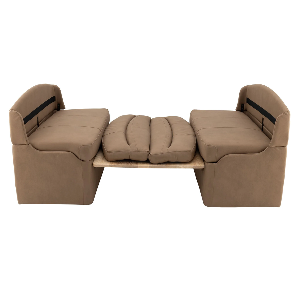 RV 44" Cappuccino Dinette Booth with Table