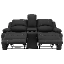 RV Wall Hugger Sofa 67" Manual Reclining Theater Seats