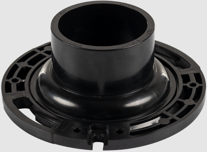 Holding Tank Fitting Spigot, Adjustable, Floor Flange