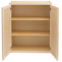 RV Wall Cabinet 9 to 36 inches | Unfinished Maple