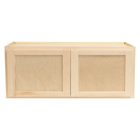 RV Refrigerator Wall Cabinet | Unfinished Maple