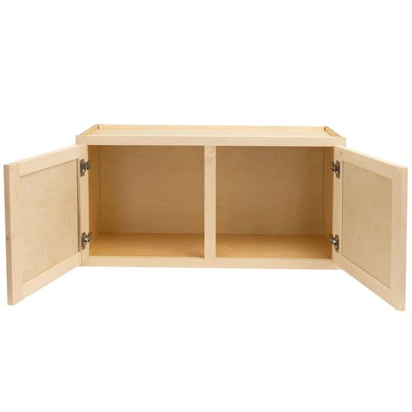 RV Microwave Wall Cabinet | Unfinished Maple