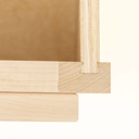 RV Microwave Wall Cabinet | Unfinished Maple