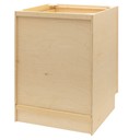 RV 3 Drawer Pots And Pans Base Cabinet | Unfinished Maple