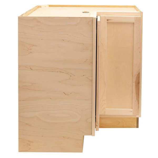 RV Lazy Susan Base Cabinet | Unfinished Maple