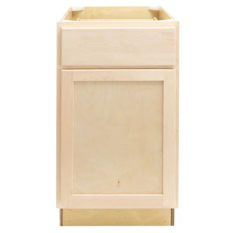 RV Waste Basket Base Cabinet | Unfinished Maple