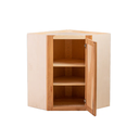 RV Corner Wall Cabinet | Rustic Hickory