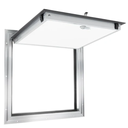 RV Compartment Door | Square White Centered | 24" X 24"