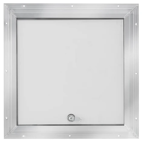 RV Compartment Door | Square White Centered | 24" X 24"