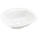 ToughGrade Single Bowl 20" Long x 16" Wide Bathroom Sink