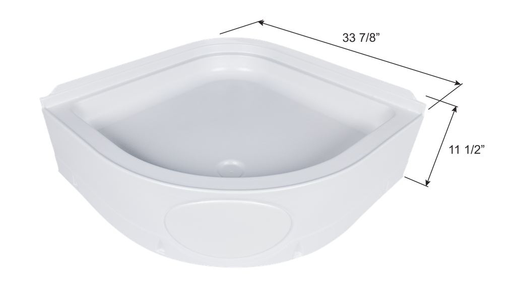 Round Shower Pan SP3434