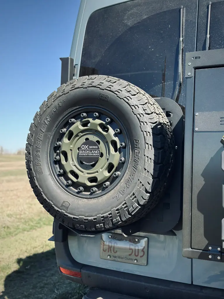 OX Compact Spare Tire Carrier - BACKLAND EXPEDITION GEAR