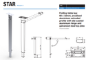 STAR TABLE LEG – VERSION 5 - LIPPERT