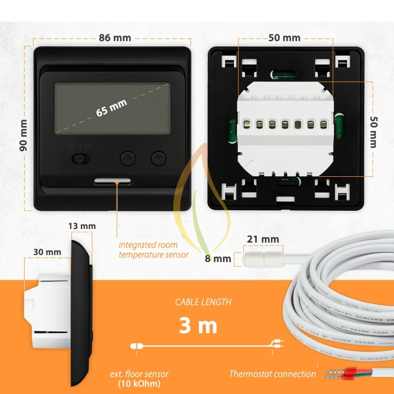12V heating under floor film