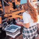 Sink Basin - Camp Kitchen Portable Suction Cup Mount To Outside Of RV/ Camper Van - Sea Sucker