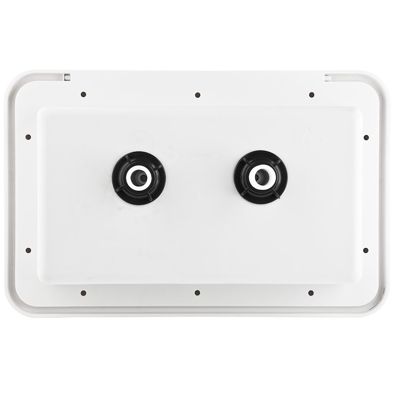 Exterior Shower Dura Faucet - White