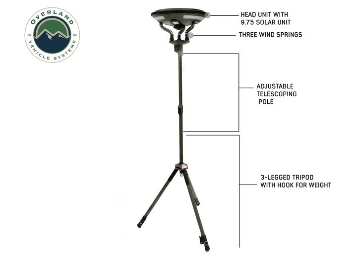 SOLAR LAMP & SPEAKER - WILD LAND CAMPING GEAR