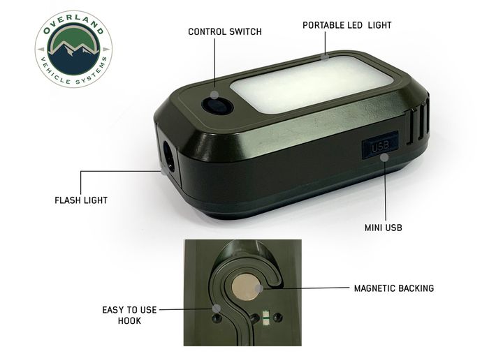 SOLAR LAMP & SPEAKER - WILD LAND CAMPING GEAR