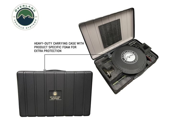 SOLAR LAMP & SPEAKER - WILD LAND CAMPING GEAR