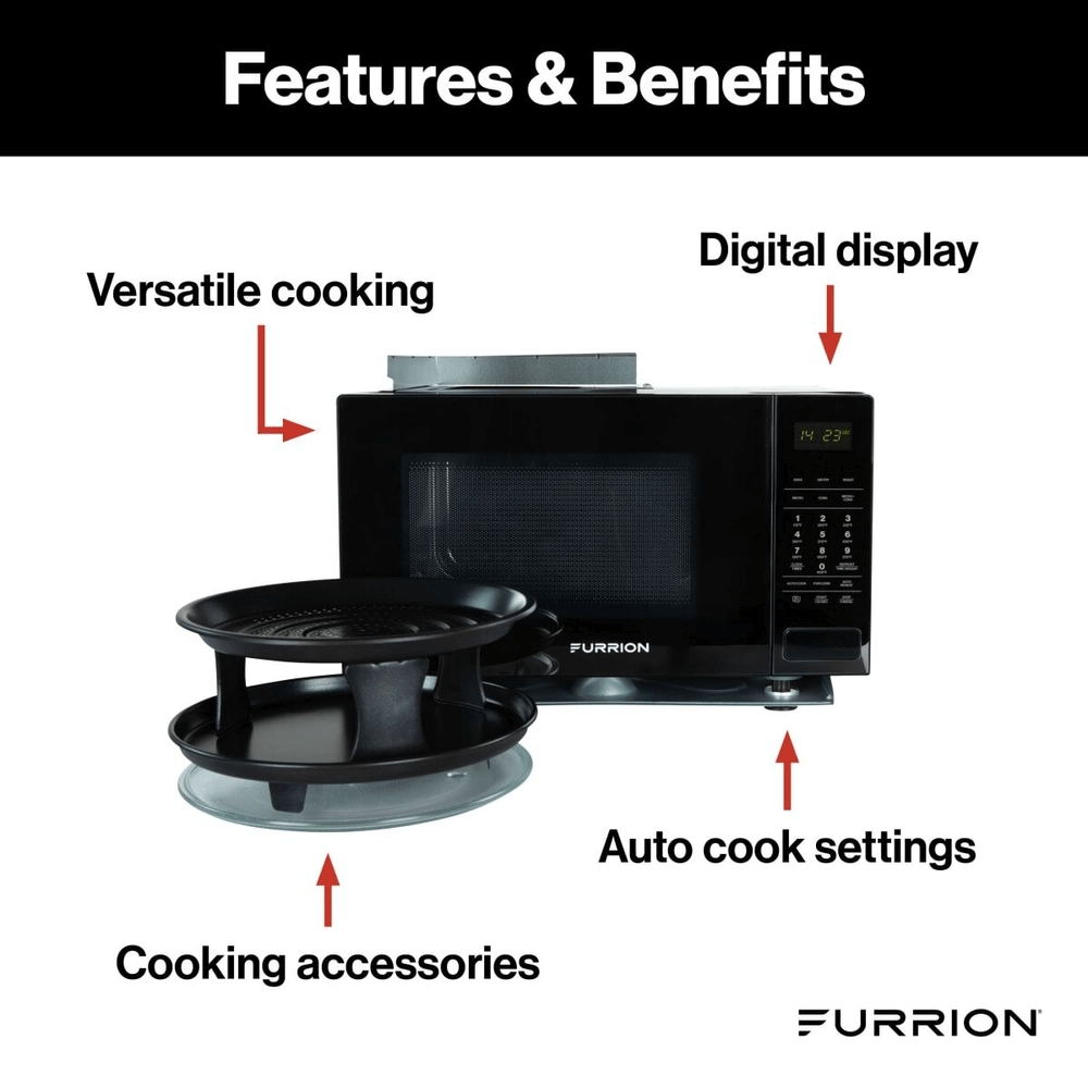 Furrion 0.9 cu. ft. Built-In Convection Microwave Oven with Air Fryer 