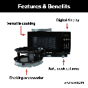 Furrion 0.9 cu. ft. Built-In Convection Microwave Oven with Air Fryer 