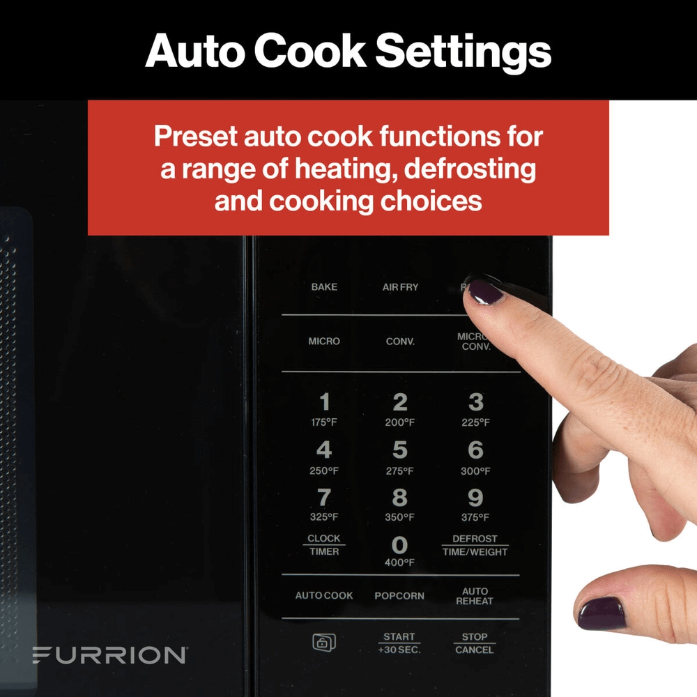 Furrion 0.9 cu. ft. Built-In Convection Microwave Oven with Air Fryer 