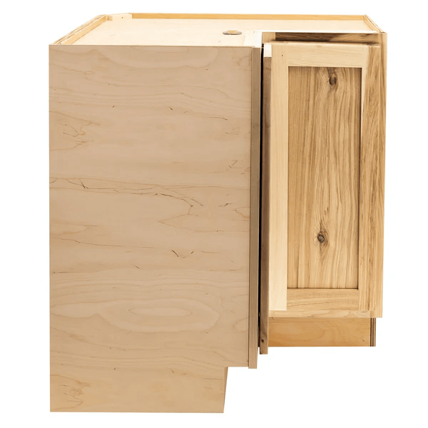 RV Lazy Susan Base Cabinet Rustic Hickory