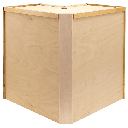 RV Lazy Susan Base Cabinet Rustic Hickory