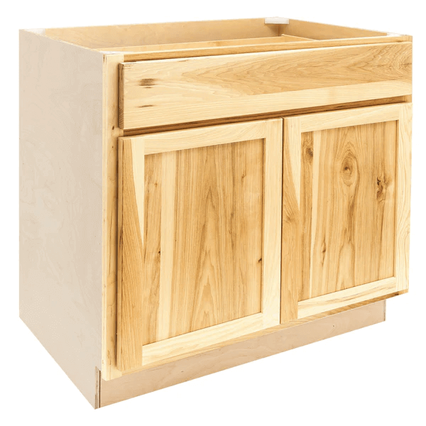 RV Sink Base Cabinet Rustic Hickory