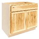 RV Sink Base Cabinet Rustic Hickory