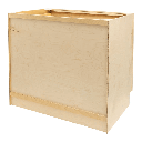 RV Sink Base Cabinet Rustic Hickory