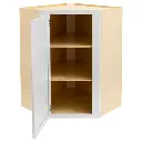RV Corner Wall Cabinet | Pure White