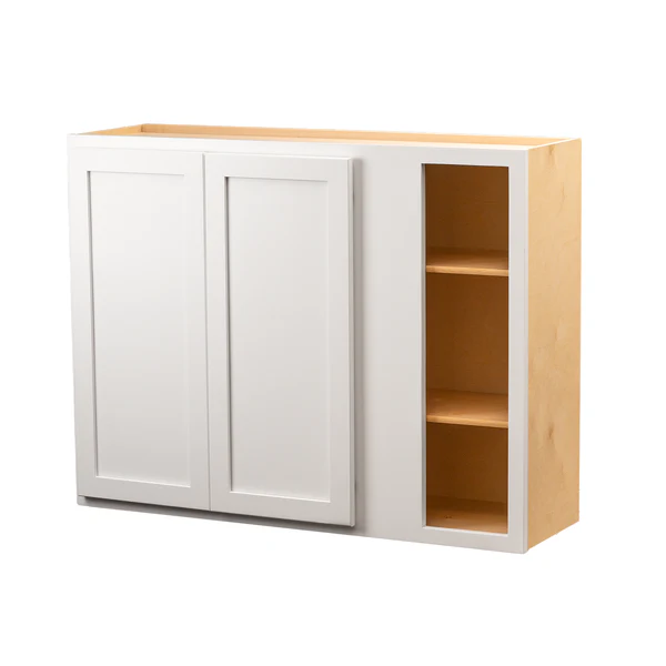 RV Blind Corner Wall Cabinet | Pure White