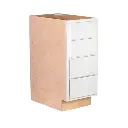 RV 4 Drawer Base Cabinet | Pure White