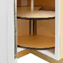 RV Lazy Susan Base Cabinet | Pure White