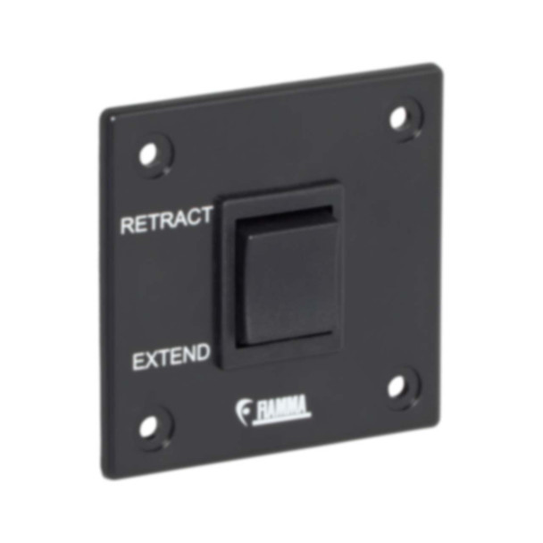 Fiamma Electric F45 Eagle 400 Deep Black (13'8") - 8'2" extension (with LED lights) - Black Case - Wall Mount or Rack Mount - 08591A15R - Royal Grey