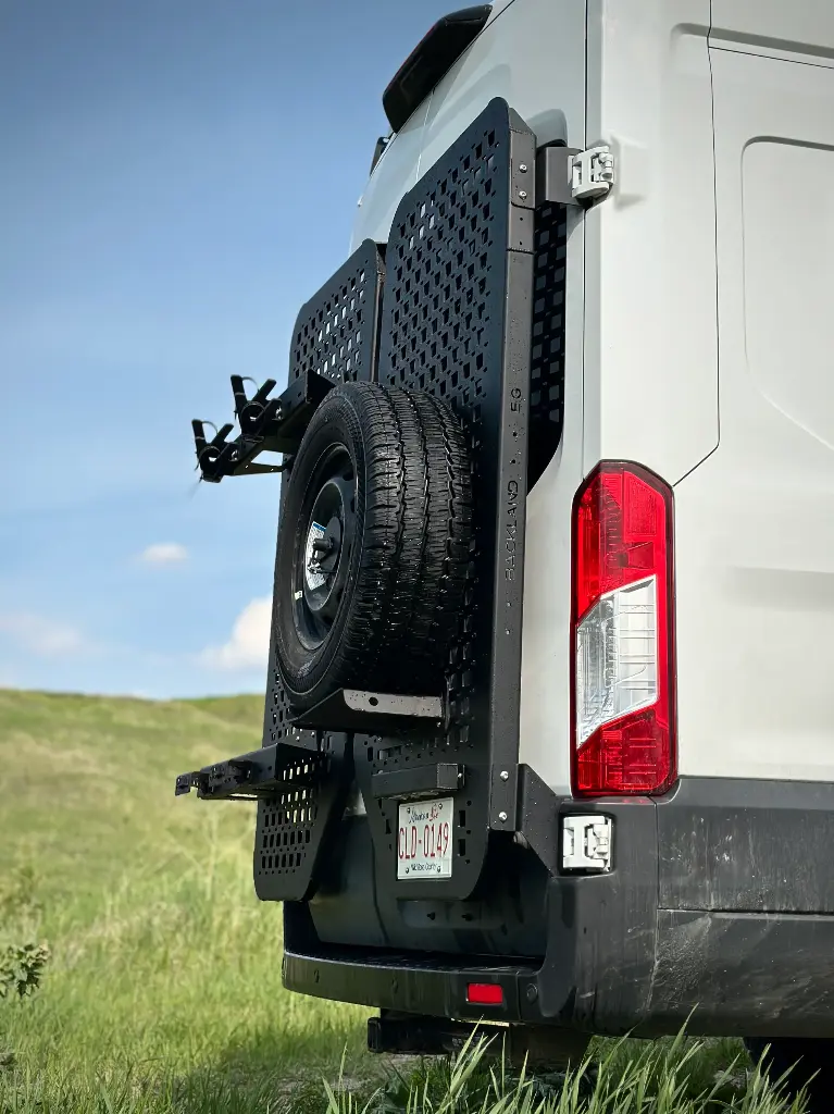 OX Rear Door Carrier - Ford Transit - BACKLAND EXPEDITION GEAR