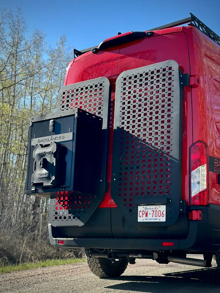 OX Rear Door Carrier - Ford Transit - BACKLAND EXPEDITION GEAR