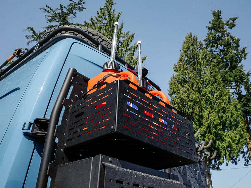 ADVENTURE VAN REAR PLATFORM GEAR CAGE - FVCO